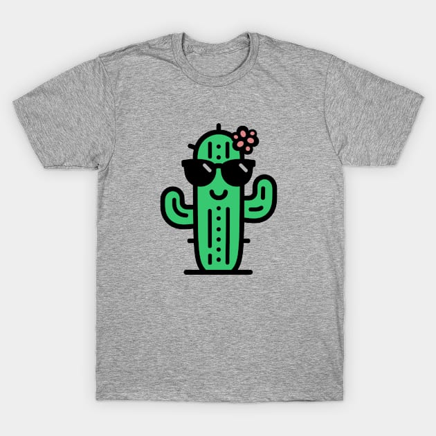 Cool Cactus T-Shirt by KayBee Gift Shop